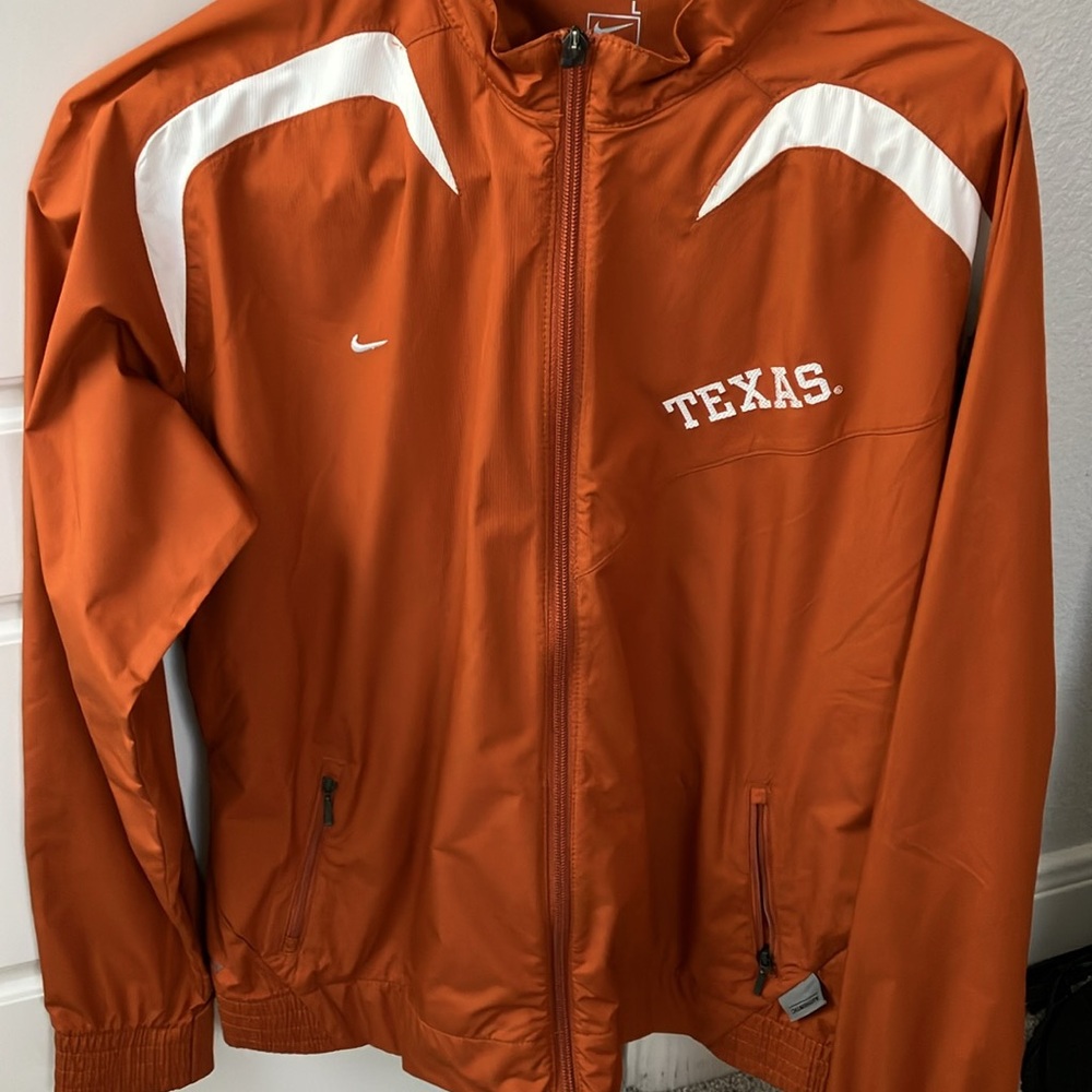 Nike Texas Youth Burnt Orange Windbreaker